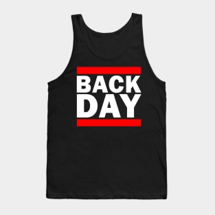 Back Day Gym Parody Shirt (For Dark Colors) Tank Top